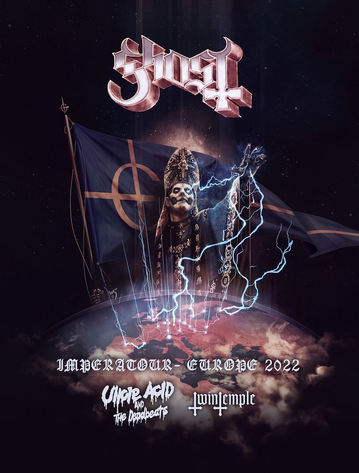 GHOST announce "Imperatour" headlining tour of UK & Europe • GRIMM Gent